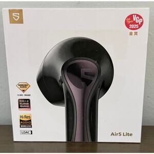 SoundPEATS Air5 Lite Wireless Earbuds Hi-Res Audio & Cloud Audio Open Box